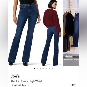 Joe’s High Rise Curvy Bootcut Jeans Size 30